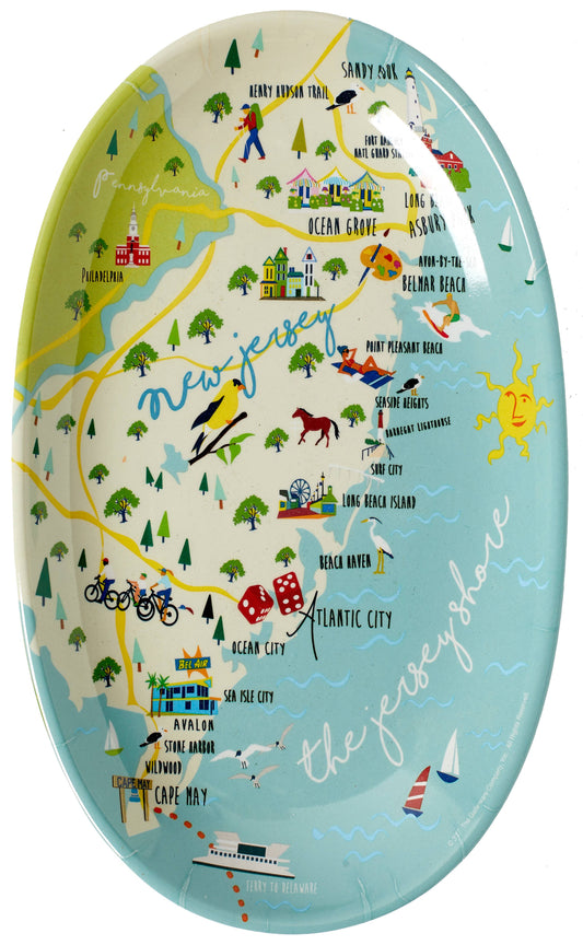 Jersey Shore 8.5" Tidbit Tray
