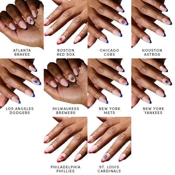 Glamnetic x Fanatics Phillies MLB Press-On Nail Collection