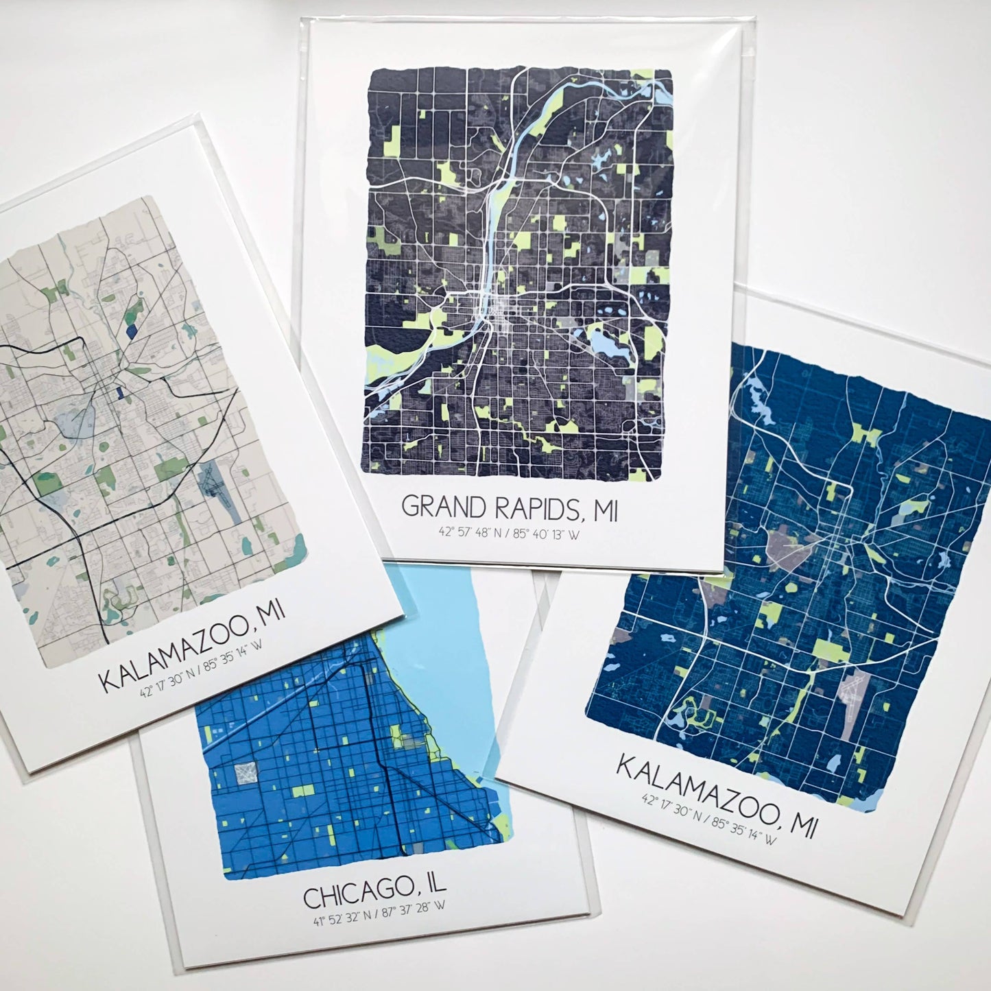 Delco City Map Print