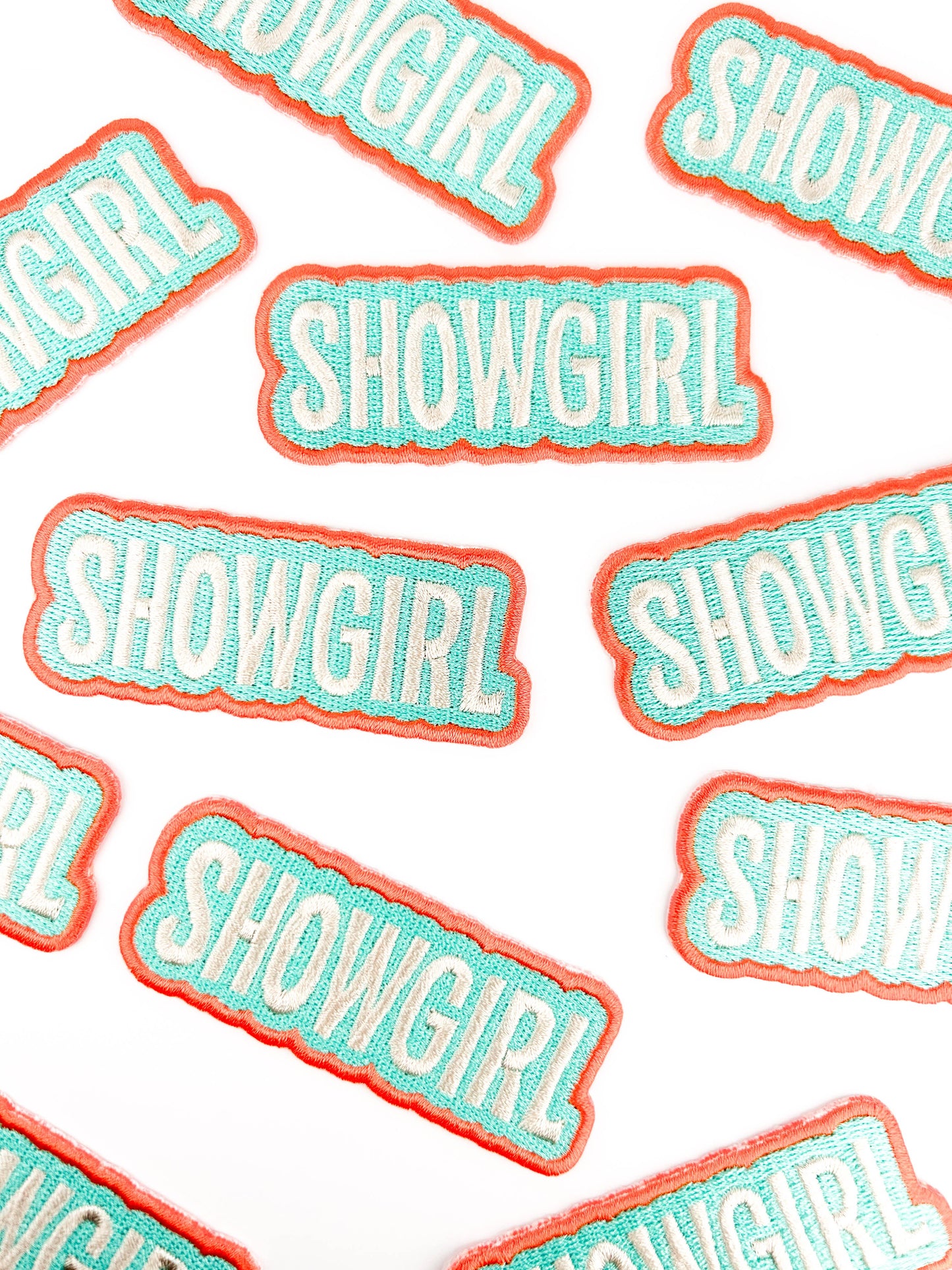 Showgirl Patch | Western Cowgirl Embroidered Iron On Patch
