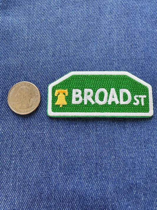 Broad St Sign Patch - Lrg