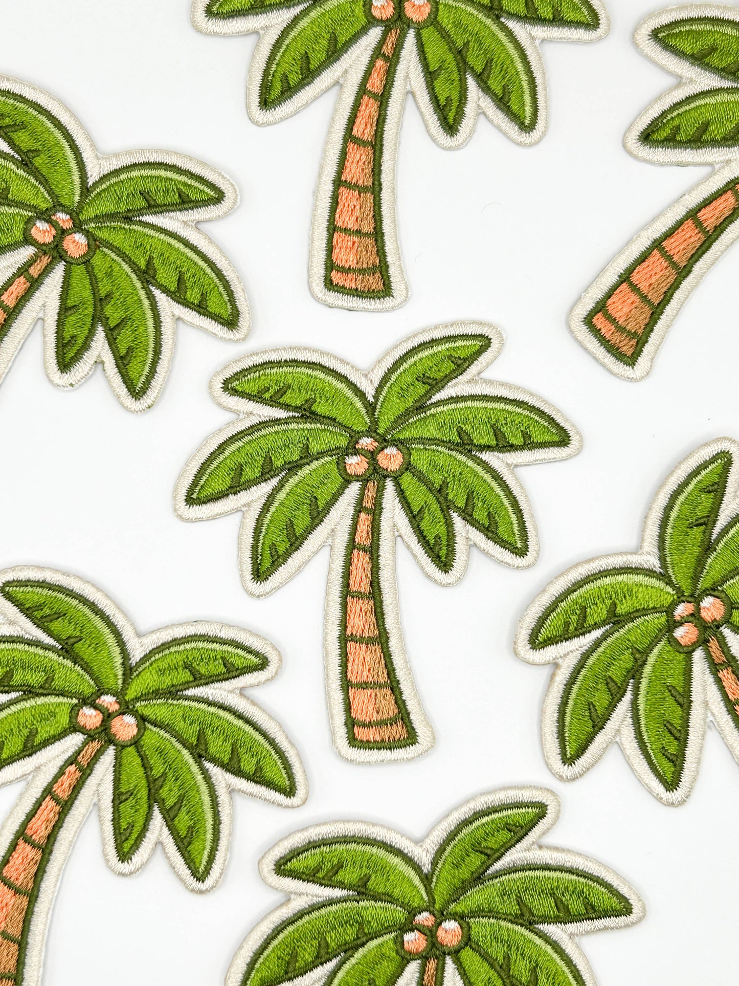 Palm Tree Embroidered Patch – Tropical Patch, Beach Patch