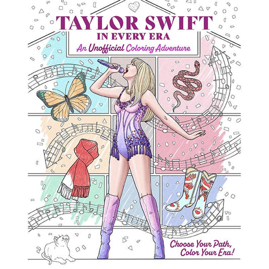 Taylor Swift in Every Era - Coloring Book
