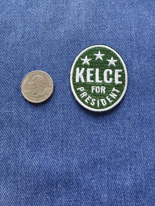 Kelce For President Philadelphia Football Patch - Med