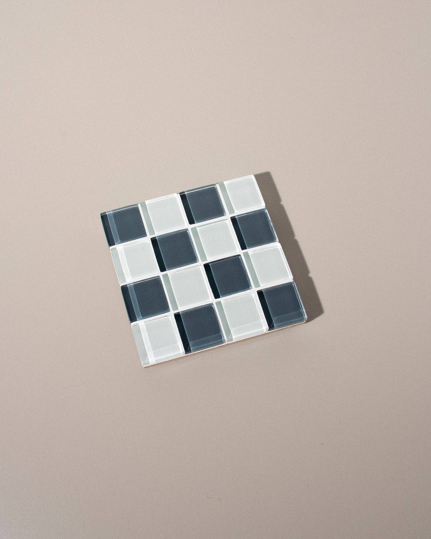 GLASS TILE COASTER - Stone Wall