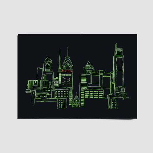 Philadelphia Green Skyline