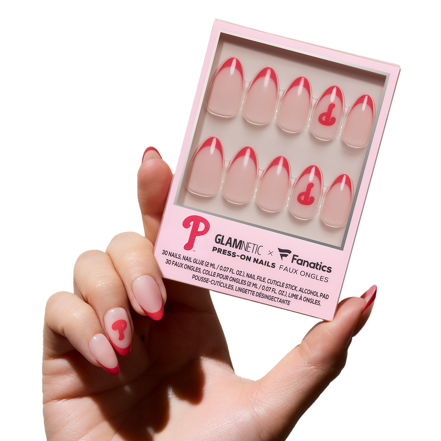 Glamnetic x Fanatics Phillies MLB Press-On Nail Collection