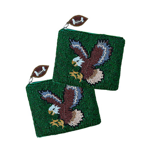 Philadelphia Eagles Football Game Day Coin Purse bag