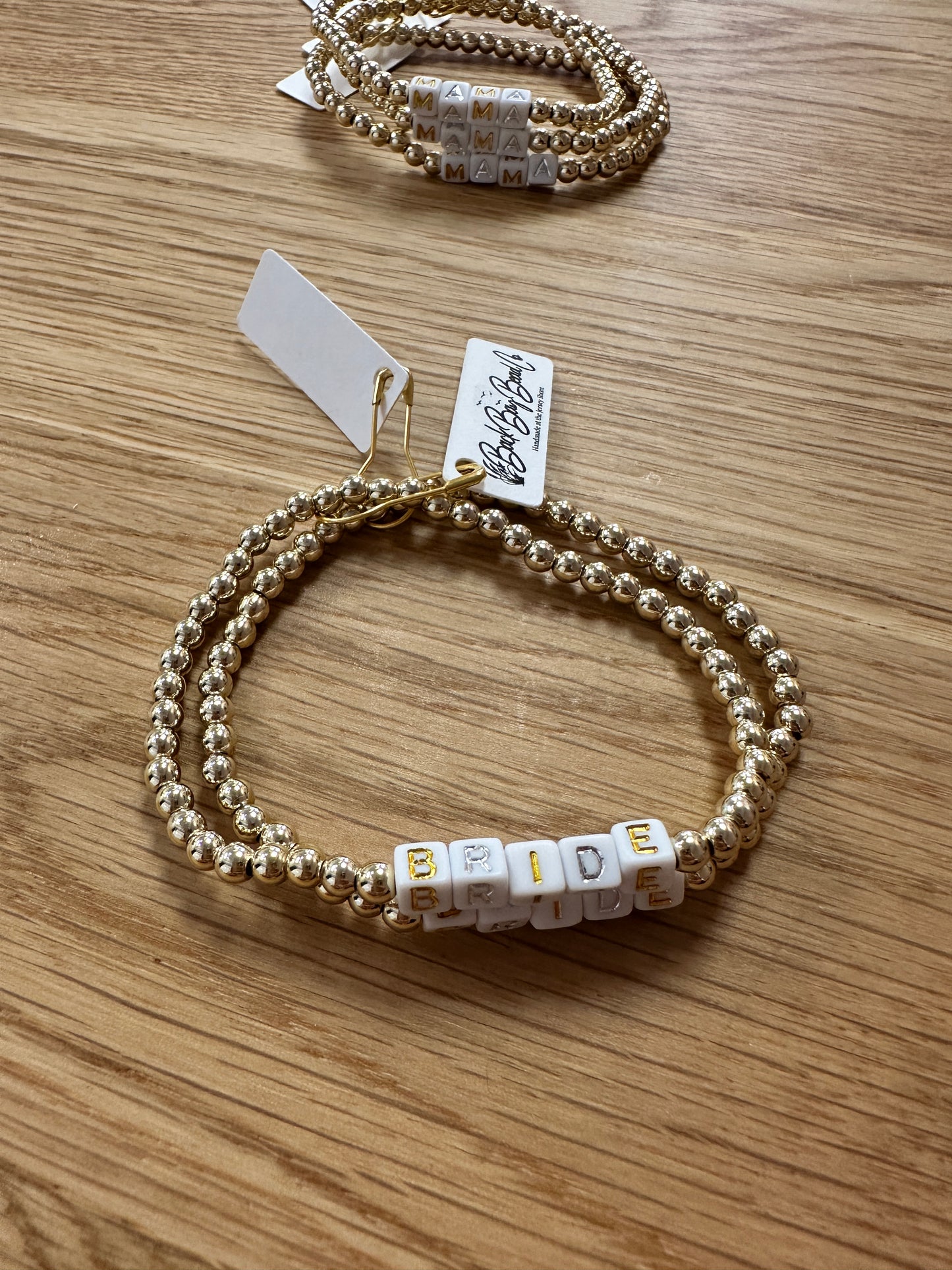 Gold Word Bracelet