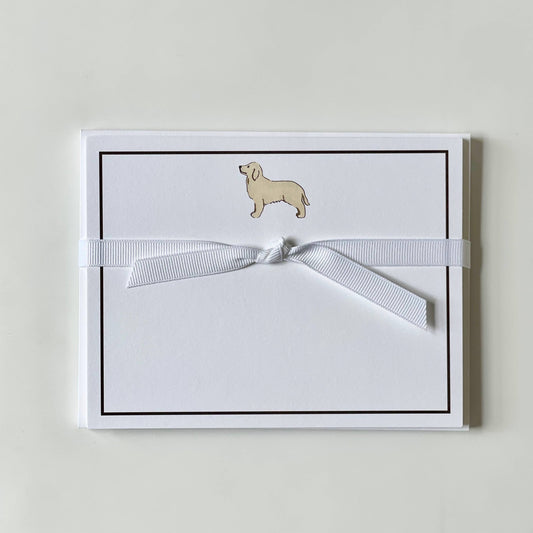 Golden Retreiver - Flat Note Cards Set