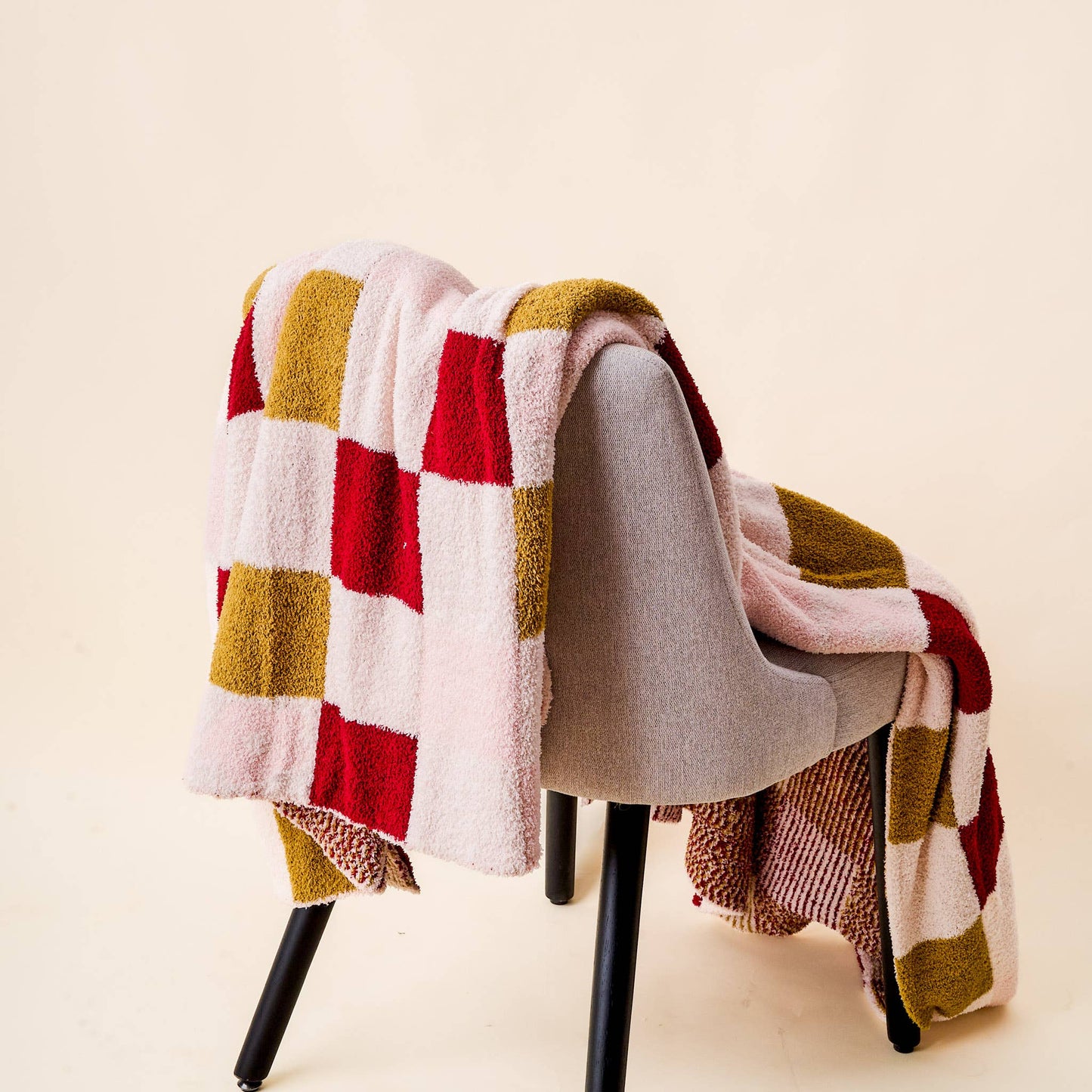 Cozy Dreams Luxe Blanket-Holiday Checkers