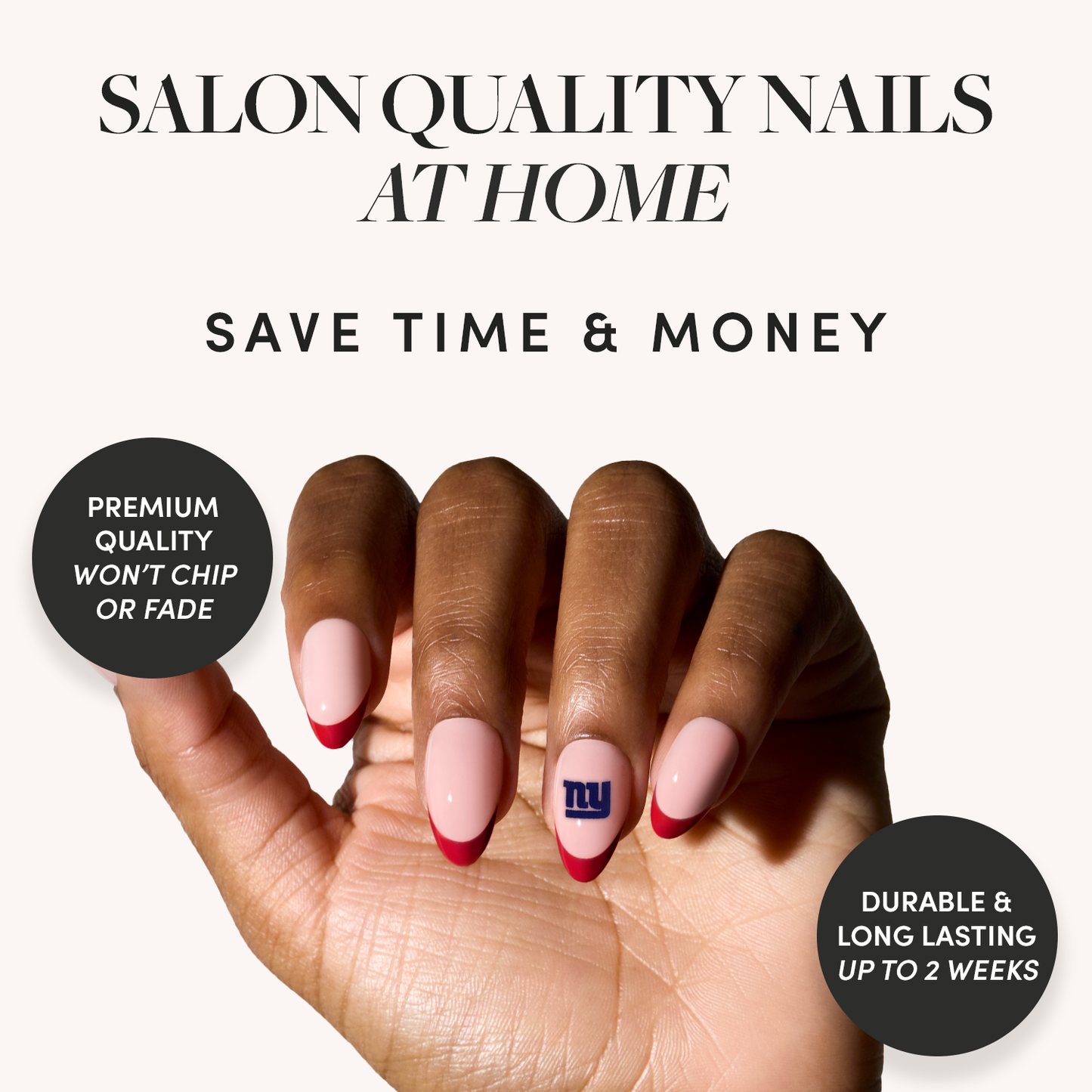 Glamnetic x Fanatics Eagles NFL Press-On Nail Collection