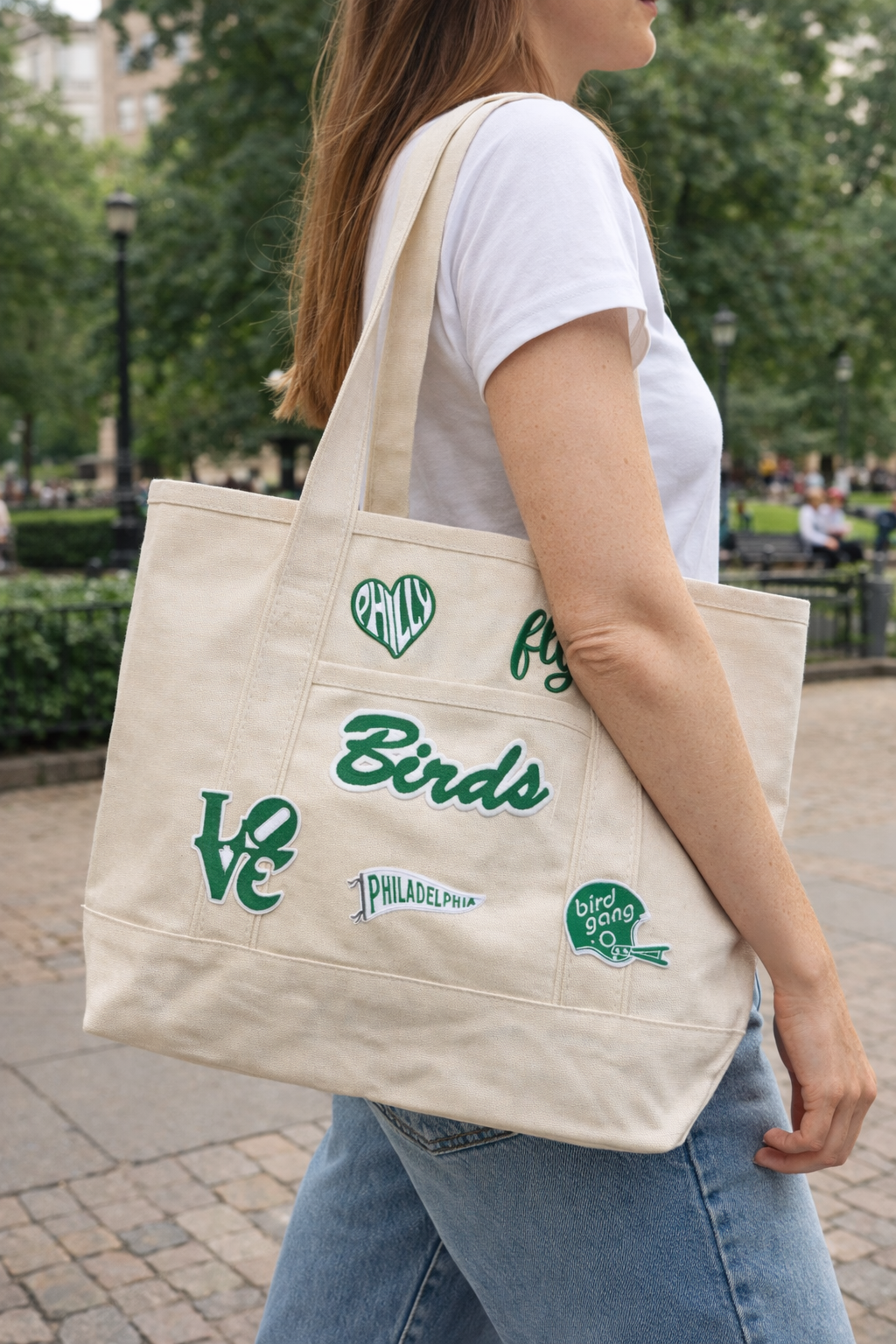 Philly Tote-Small Green