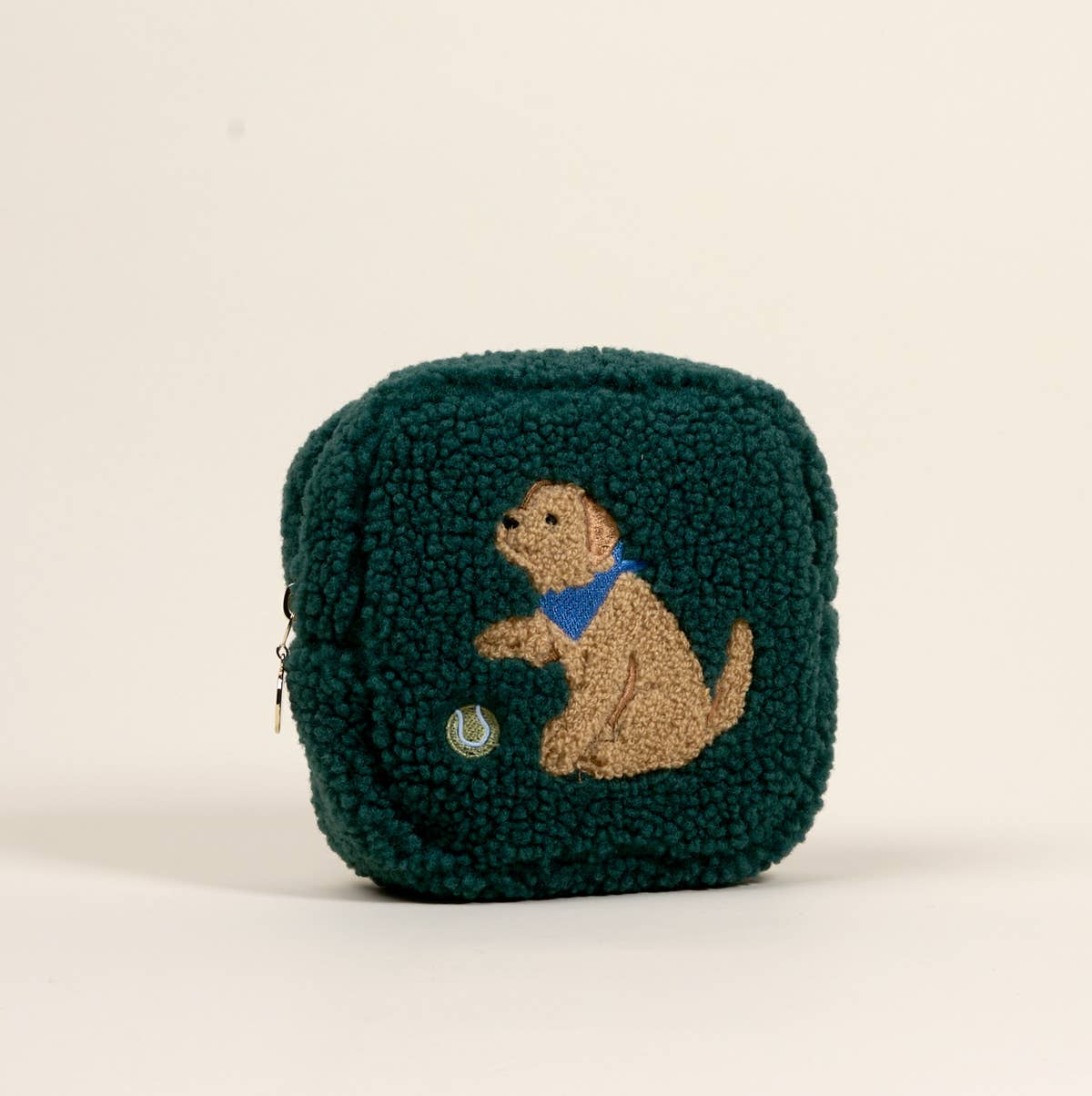 Teddy Pouch–Square Puppy Playtime