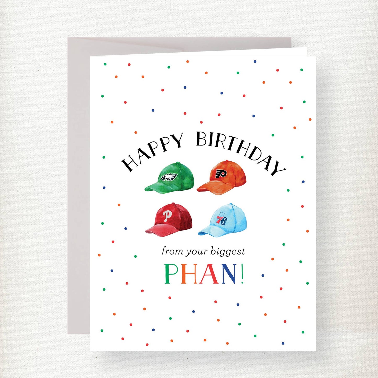 Philadelphia Biggest Phan Greeting Card