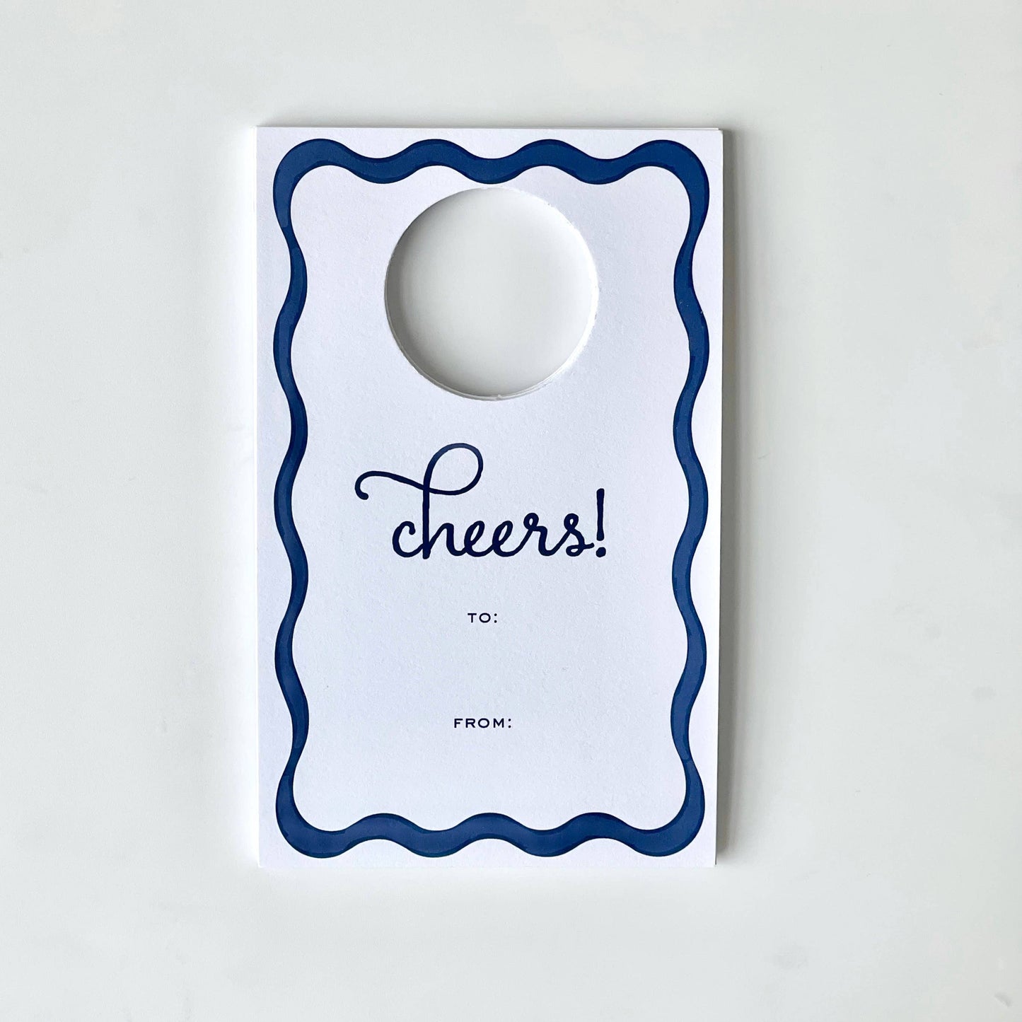 Ribbon, navy - Wine Tags Pack