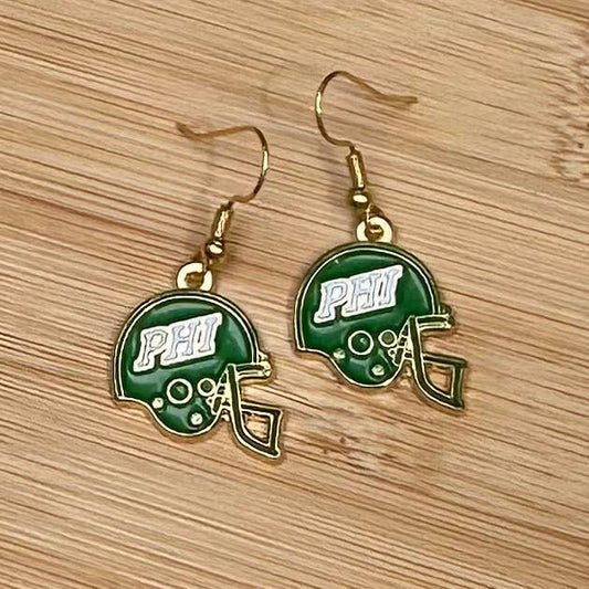Eagles Helmet Charm Earrings 