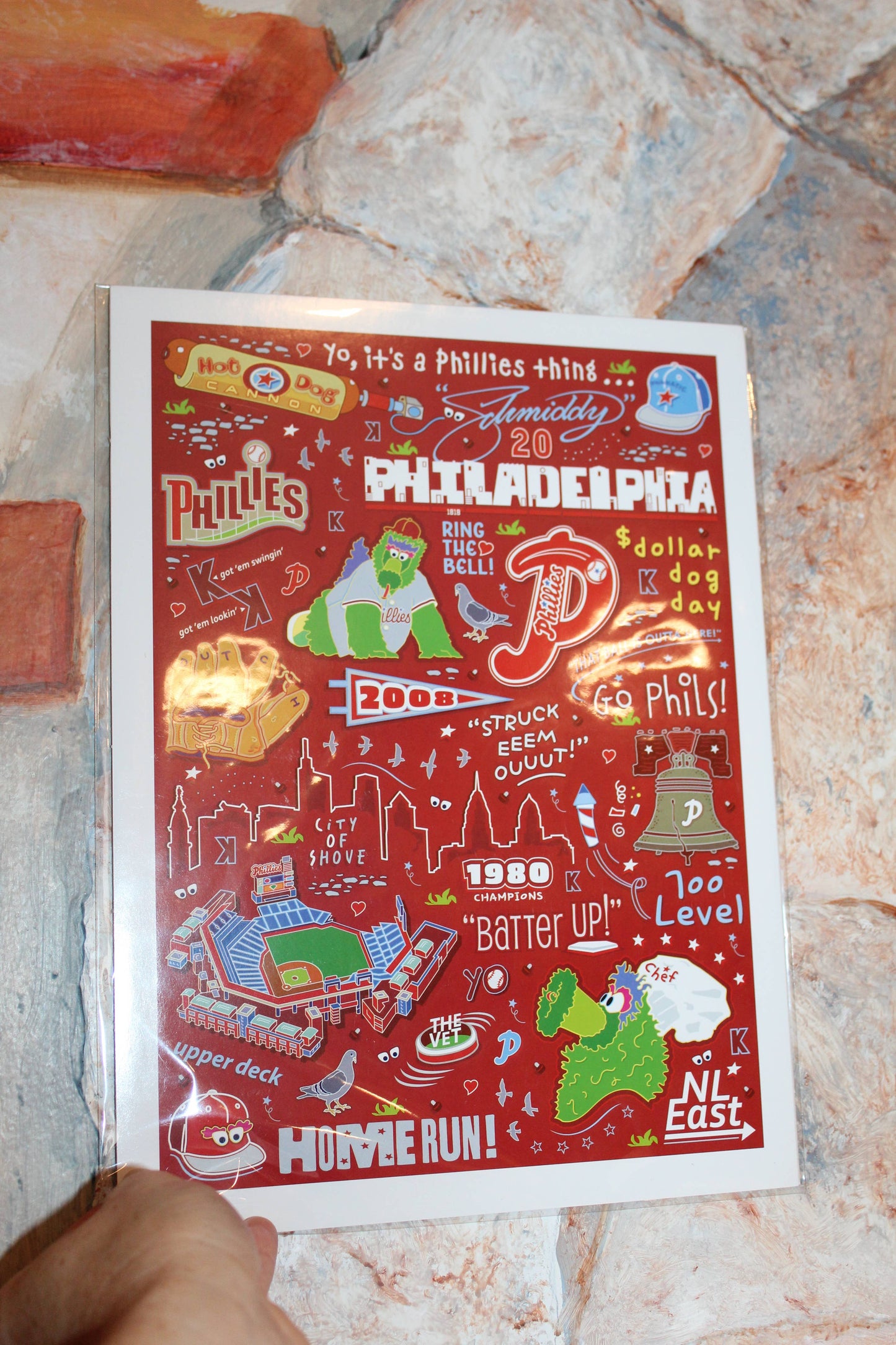 Phillies Art Poster