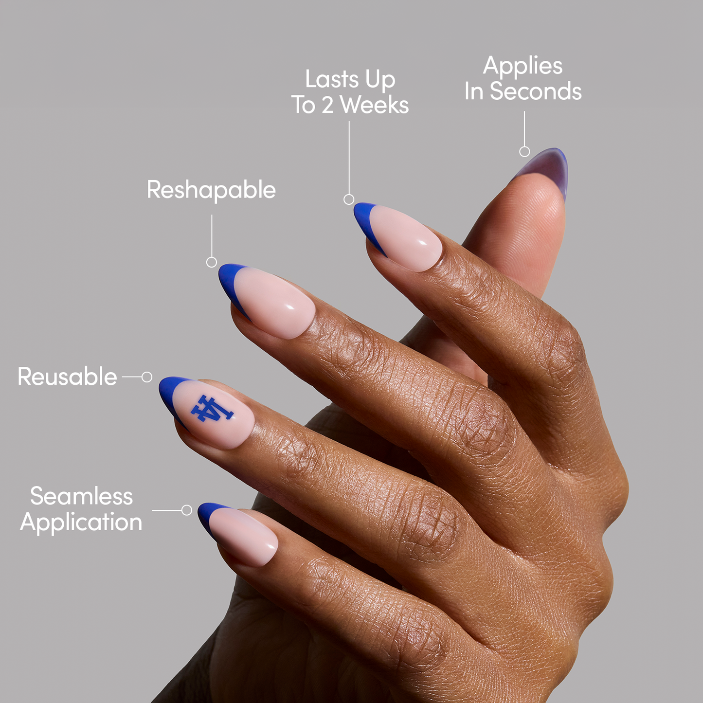 Glamnetic x Fanatics Phillies MLB Press-On Nail Collection