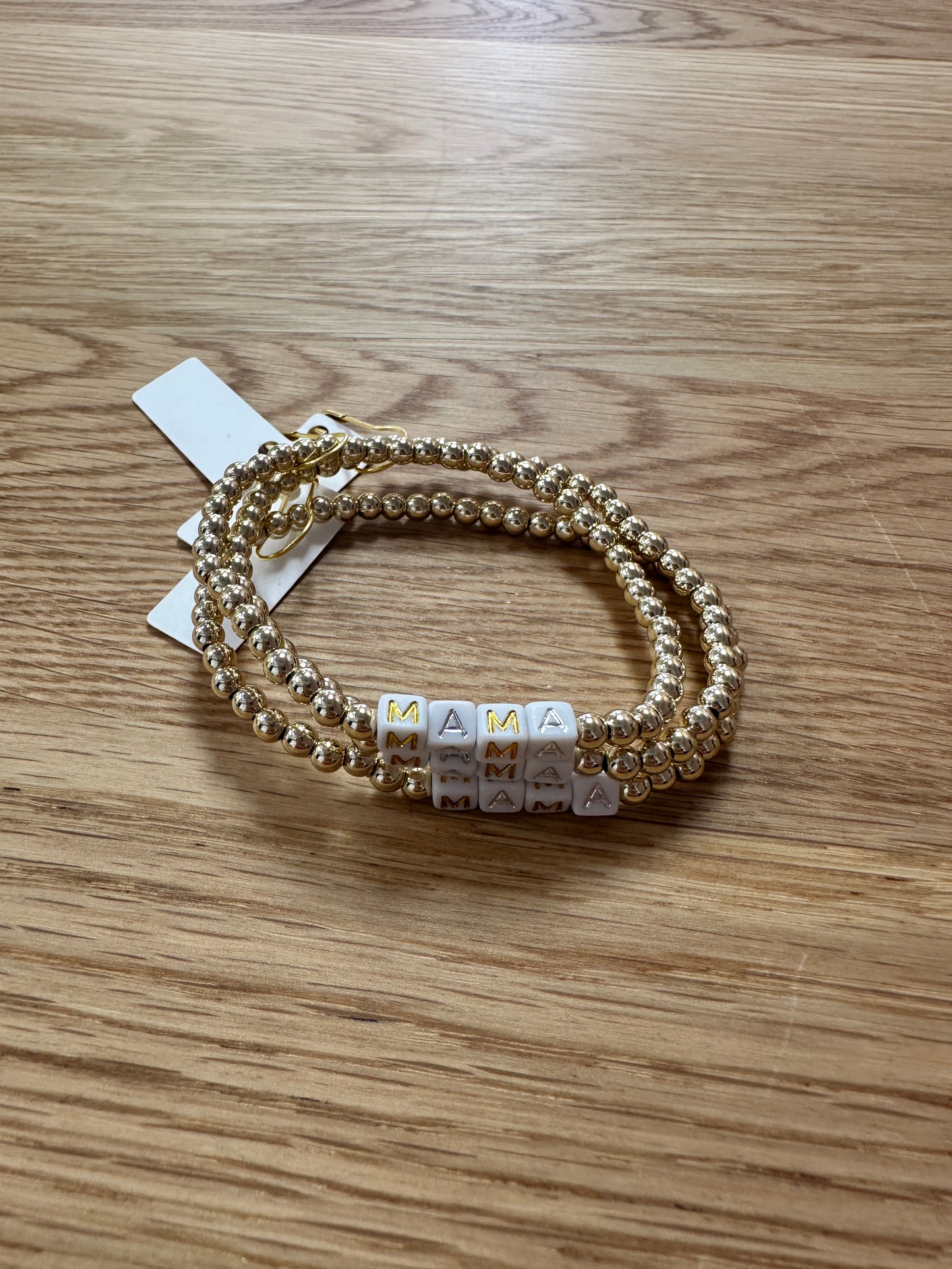 Gold Word Bracelet