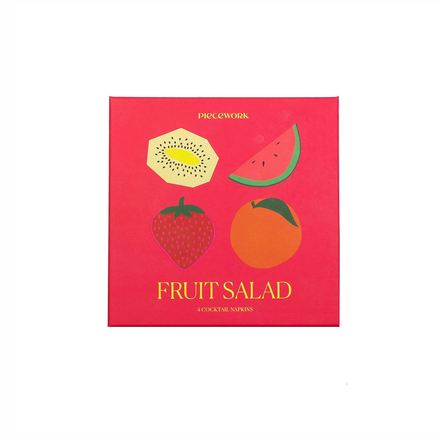 Fruit Salad Cocktail Napkins - Set Of 4