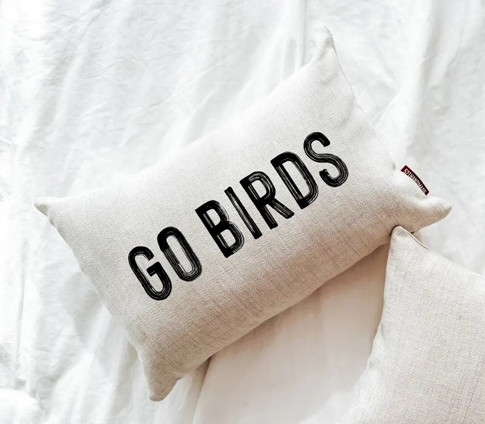 Go Birds Throw Pillow