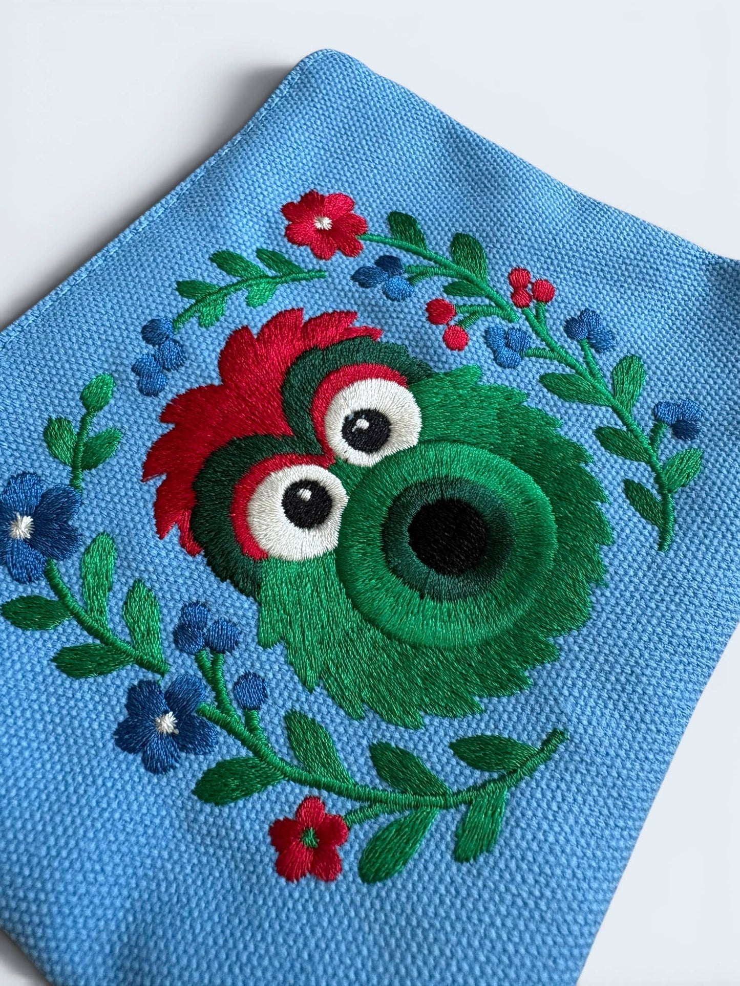 Baseball Mascot Embroidered Pouch Wallet Philadelphia Philly