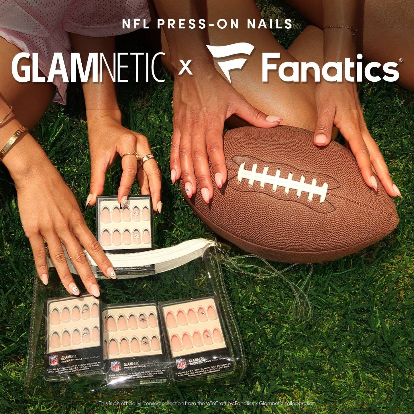 Glamnetic x Fanatics Eagles NFL Press-On Nail Collection