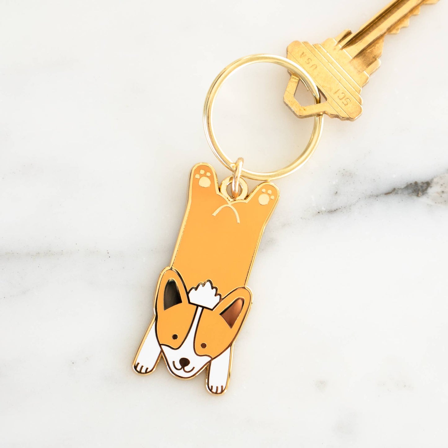 Corgi Dog Keychain