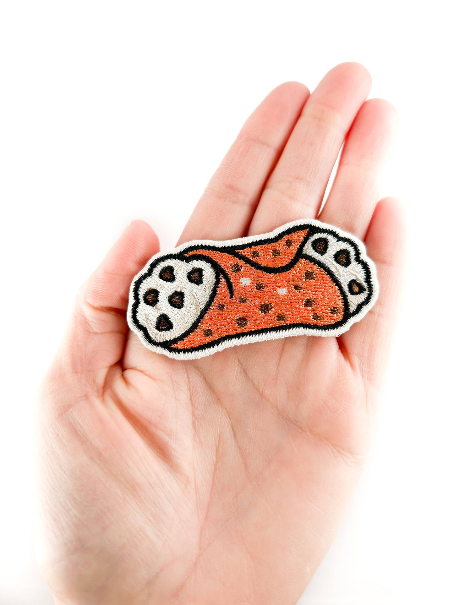 Cannoli Embroidered Patch Italian Dessert Patch for Tote Hat