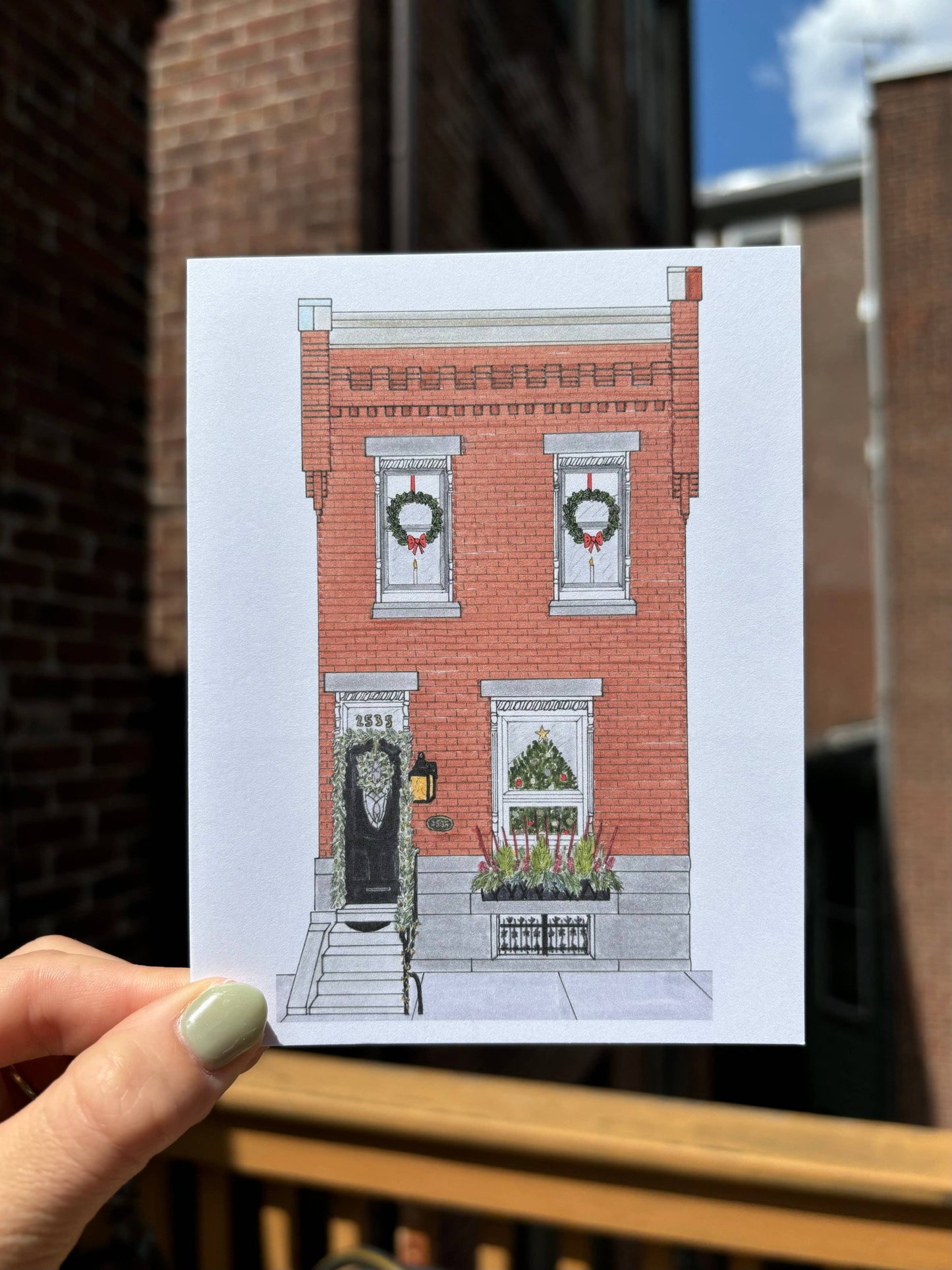 Holidays in the City Assorted 5-Pack Greeting Cards