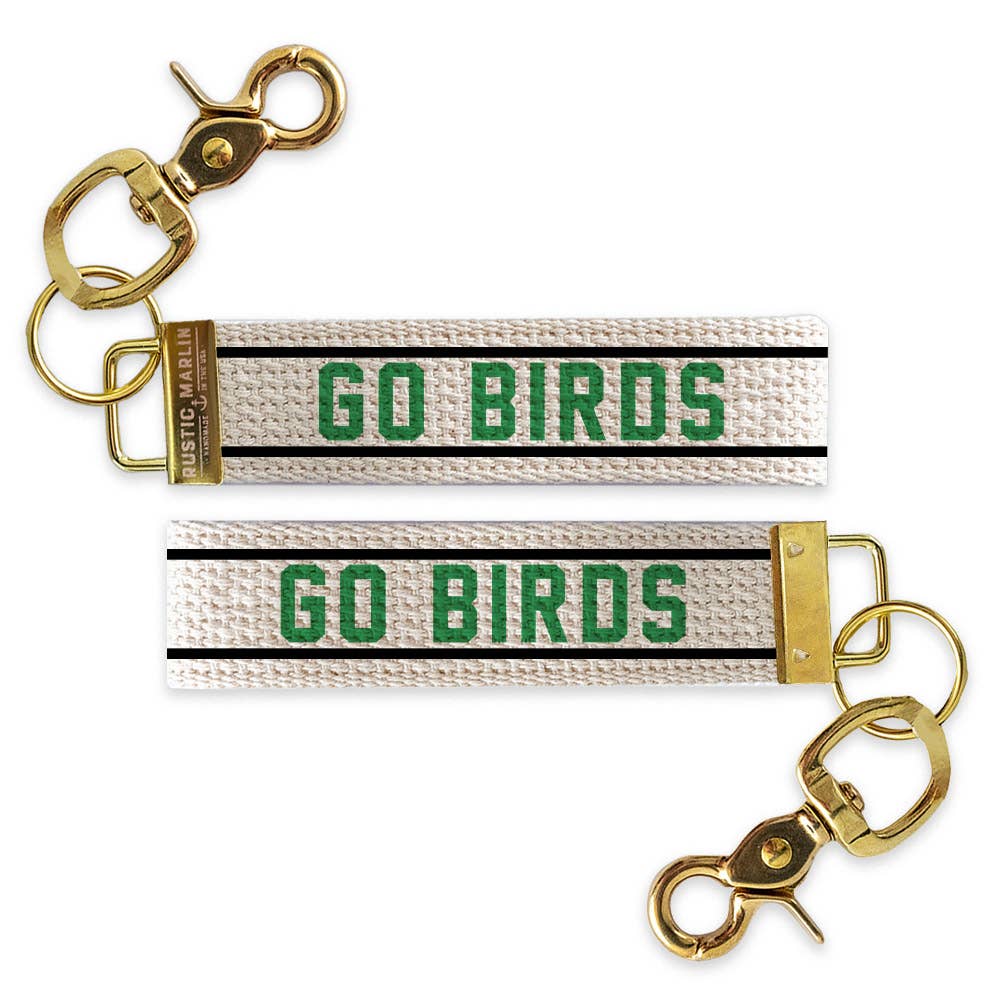 Philly Go Birds Striped Keychain
