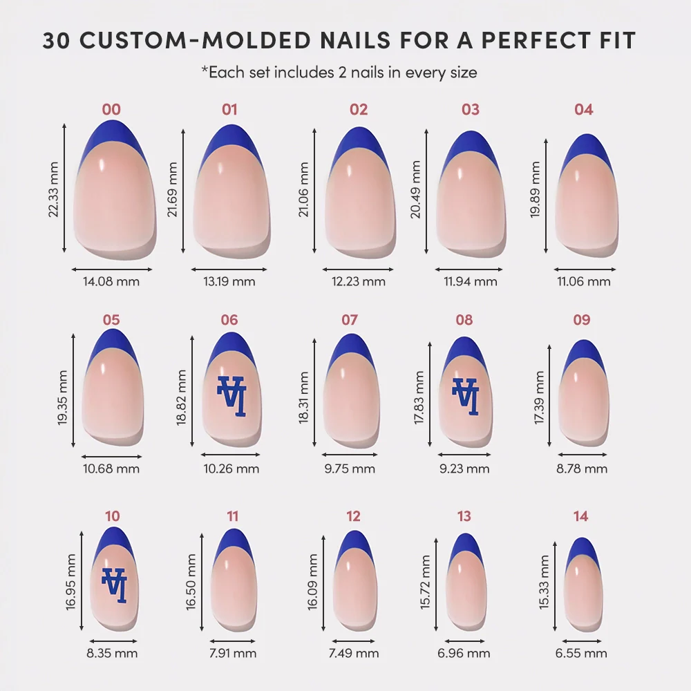 Glamnetic x Fanatics Phillies MLB Press-On Nail Collection