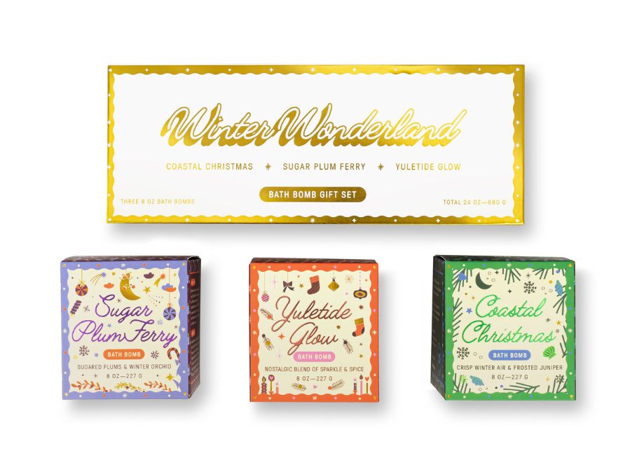 Winter Wonderland Bath Bomb Gift Set | Christmas, Holiday