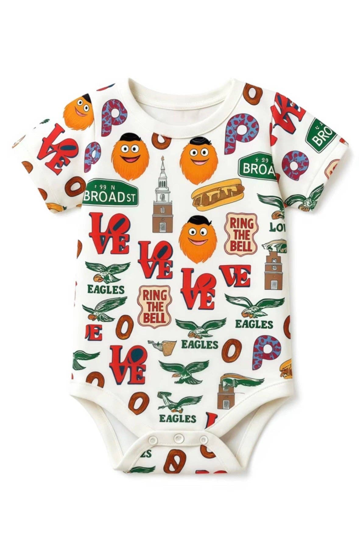 Philadelphia Sports Icons Onesie
