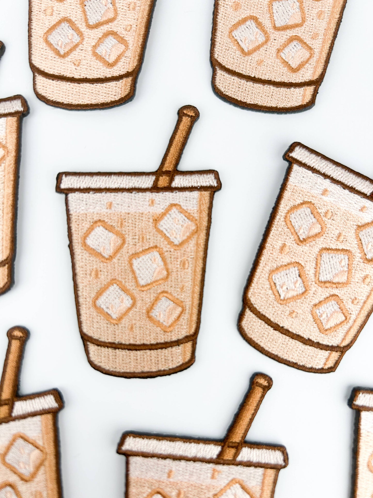 Iced Coffee Patch | Cold Brew Latte Embroidered Iron On