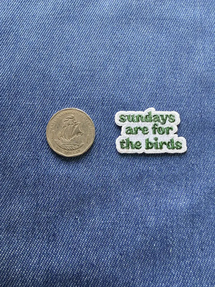 Sundays Are For The Birds Football Patch - Sm