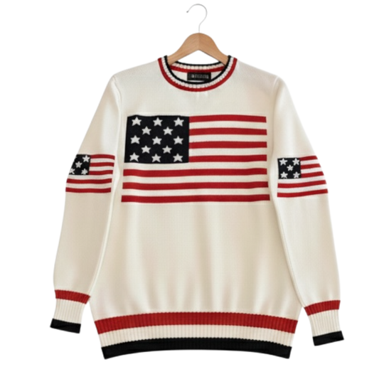 USA 250th Flag Knit Sweater