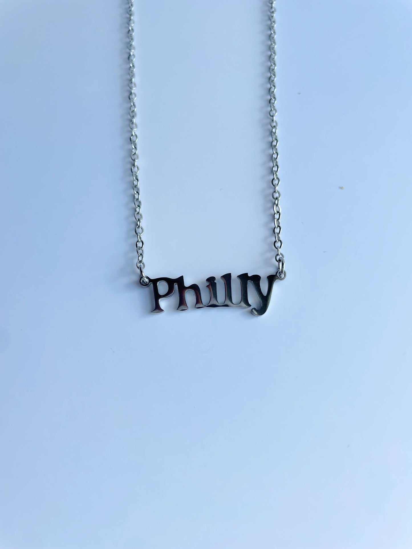 PHILLY Necklace ~ Gold Philadelphia themed Pendant