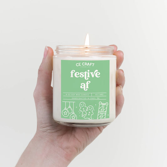 Festive AF Scented Candle