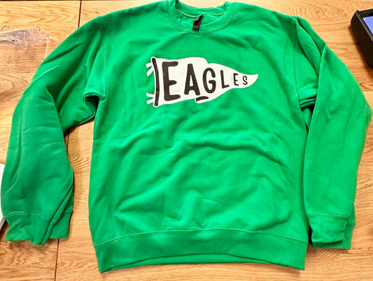 Eagles Pennant Crewneck