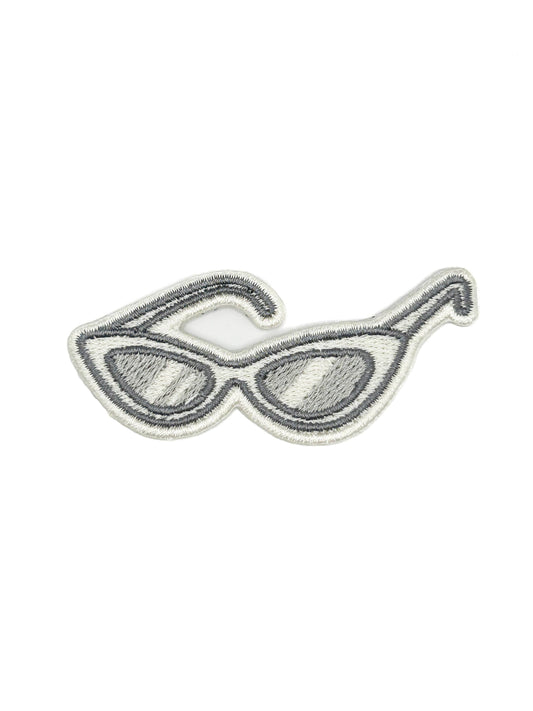 Cat Eye Sunglasses Embroidered Patch Retro Sunglasses Patch