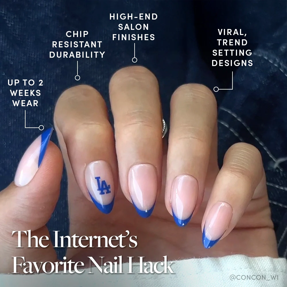 Glamnetic x Fanatics Phillies MLB Press-On Nail Collection
