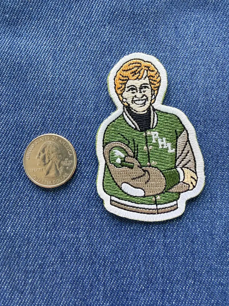 Princess Diana in Varsity Football Jacket Patch - Lrg