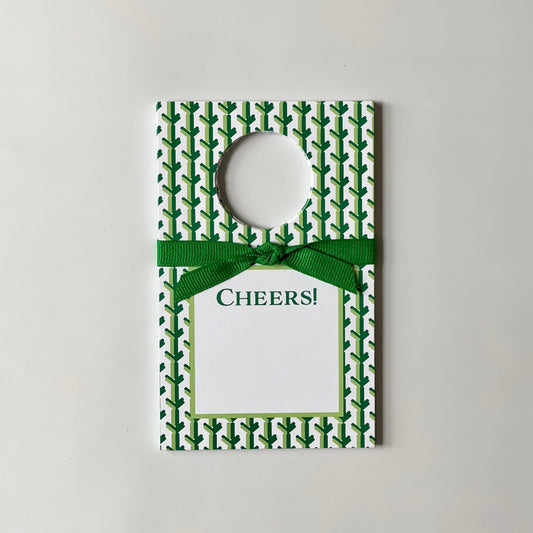 Green Holiday - Wine Tags Set