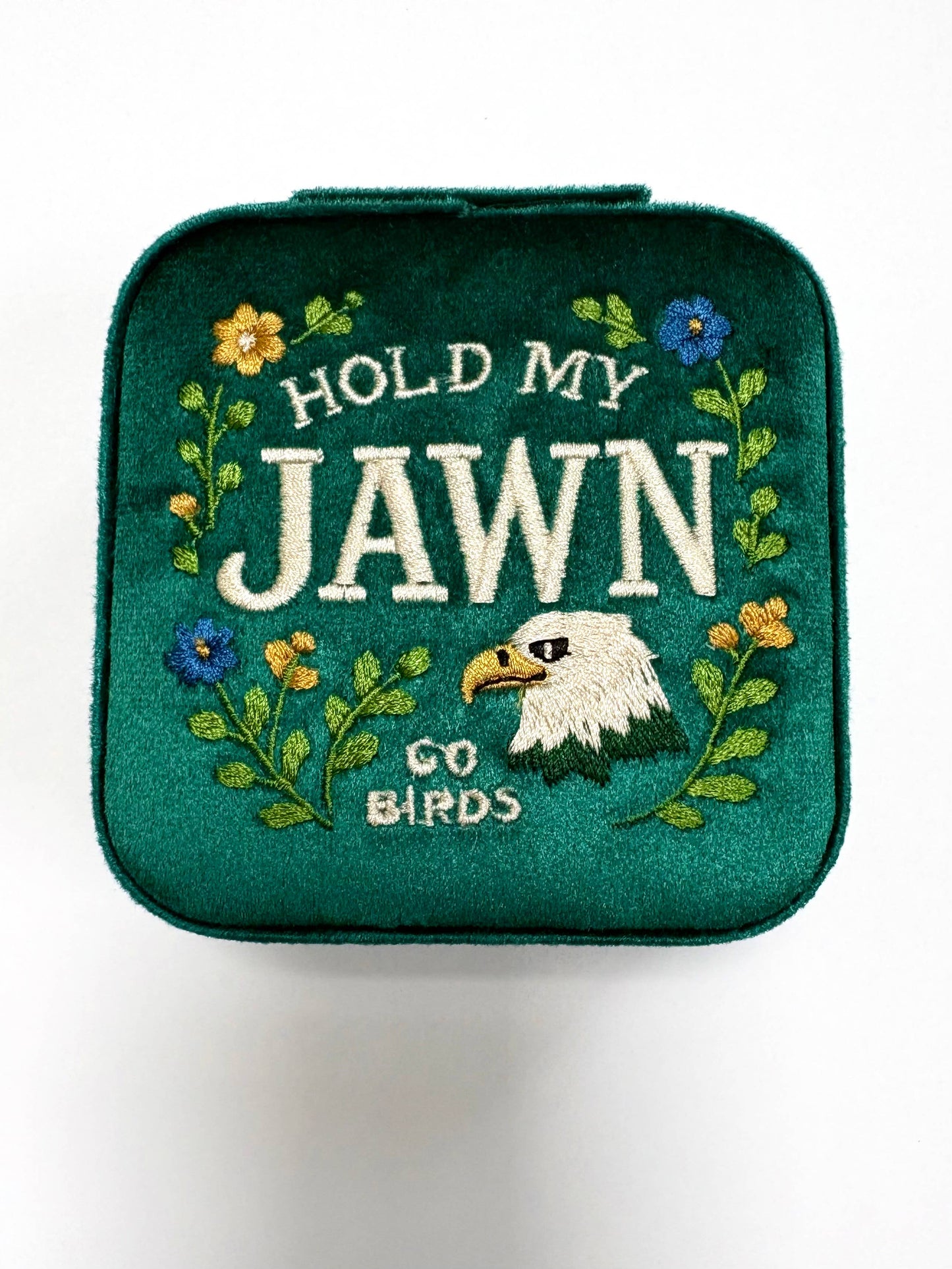 Hold My Jawn  Jewelry Travel Case Box Philadelphia Eagles