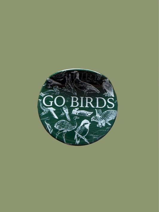 Circle Go Birds Hair Claw Clip