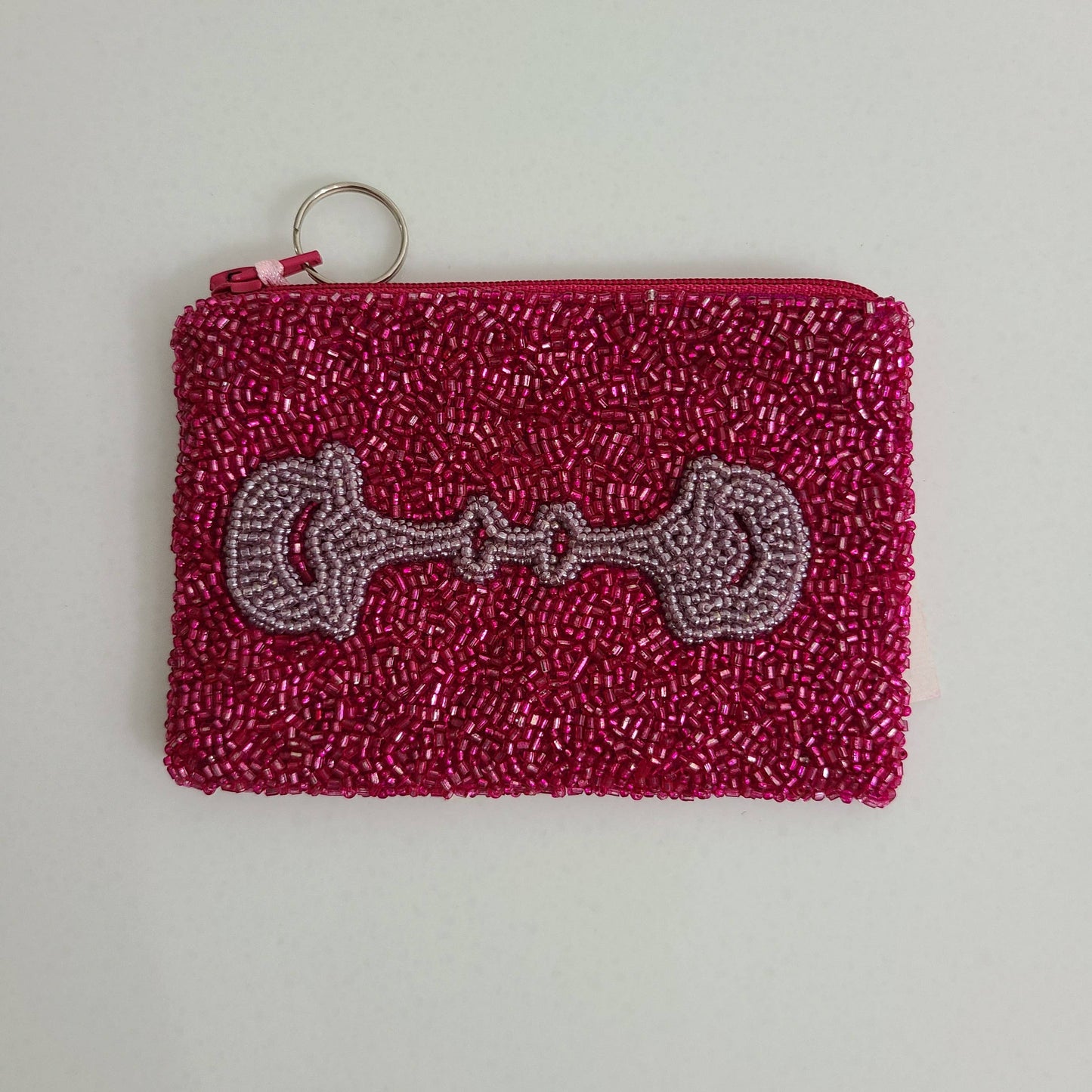 Horse Bit Beaded Pouch