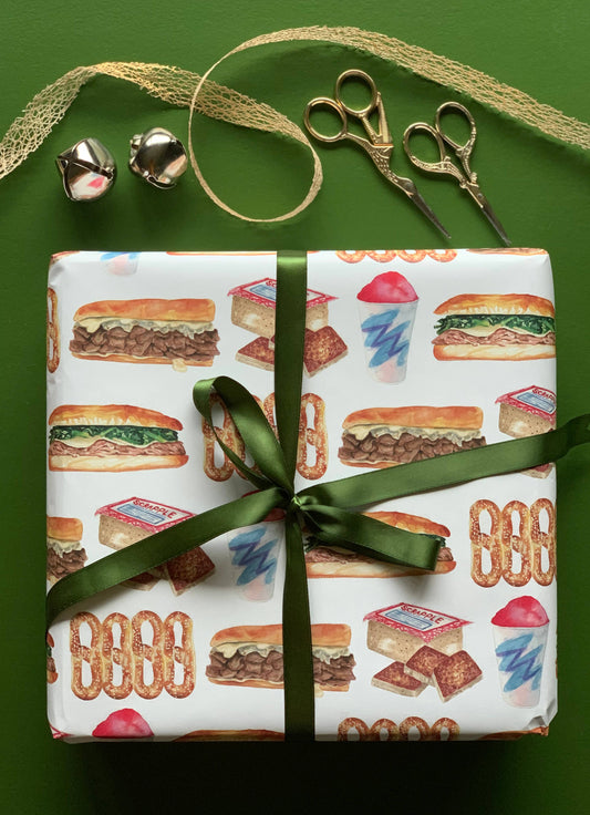 Philly Food Wrapping Paper