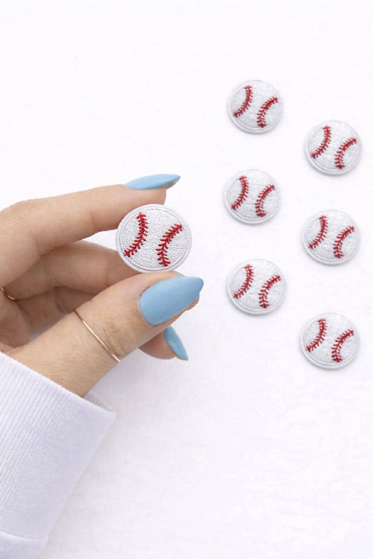 Mini Baseball Embroidered Patch